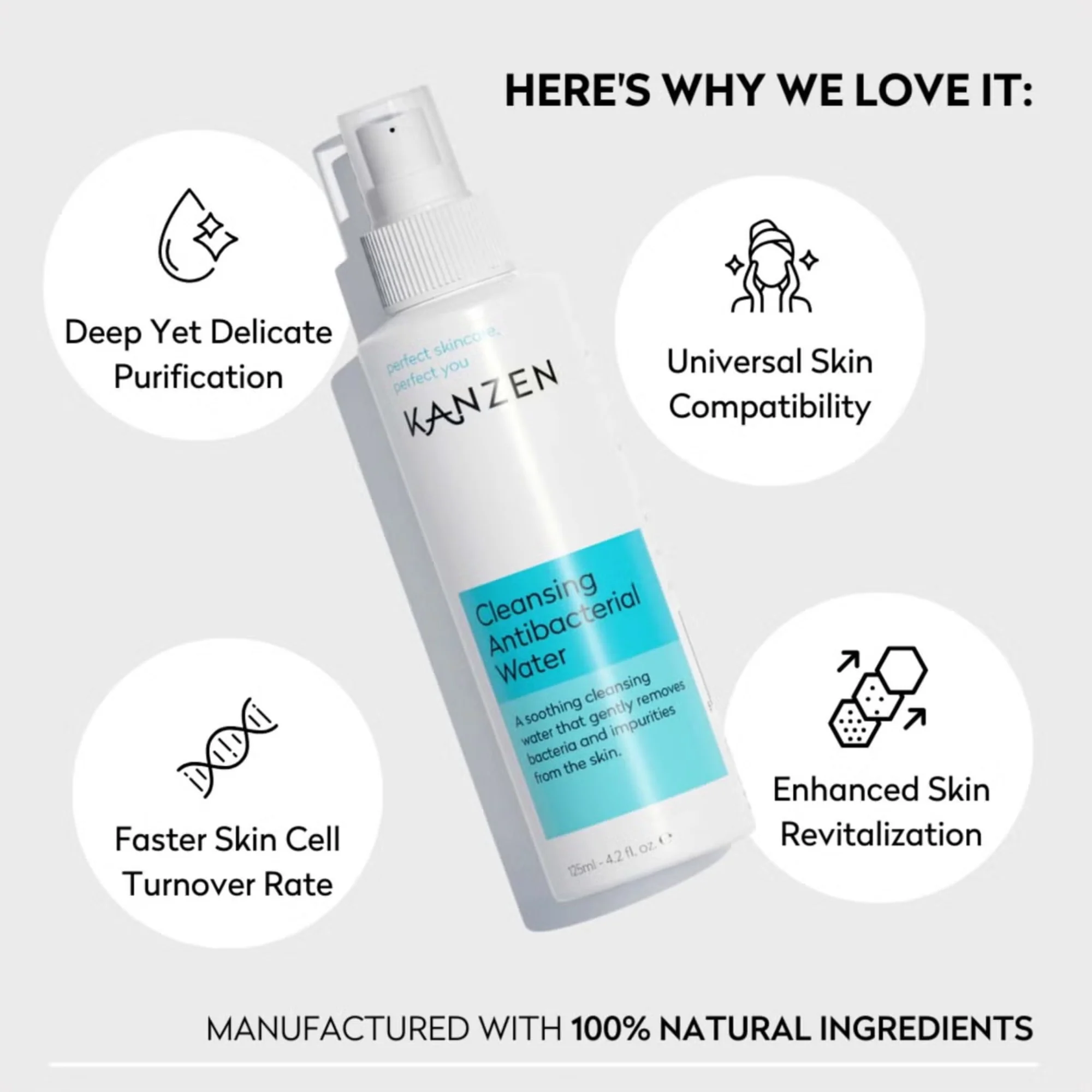 Kanzen - Hypochlorous Cleansing Spray - Image 4