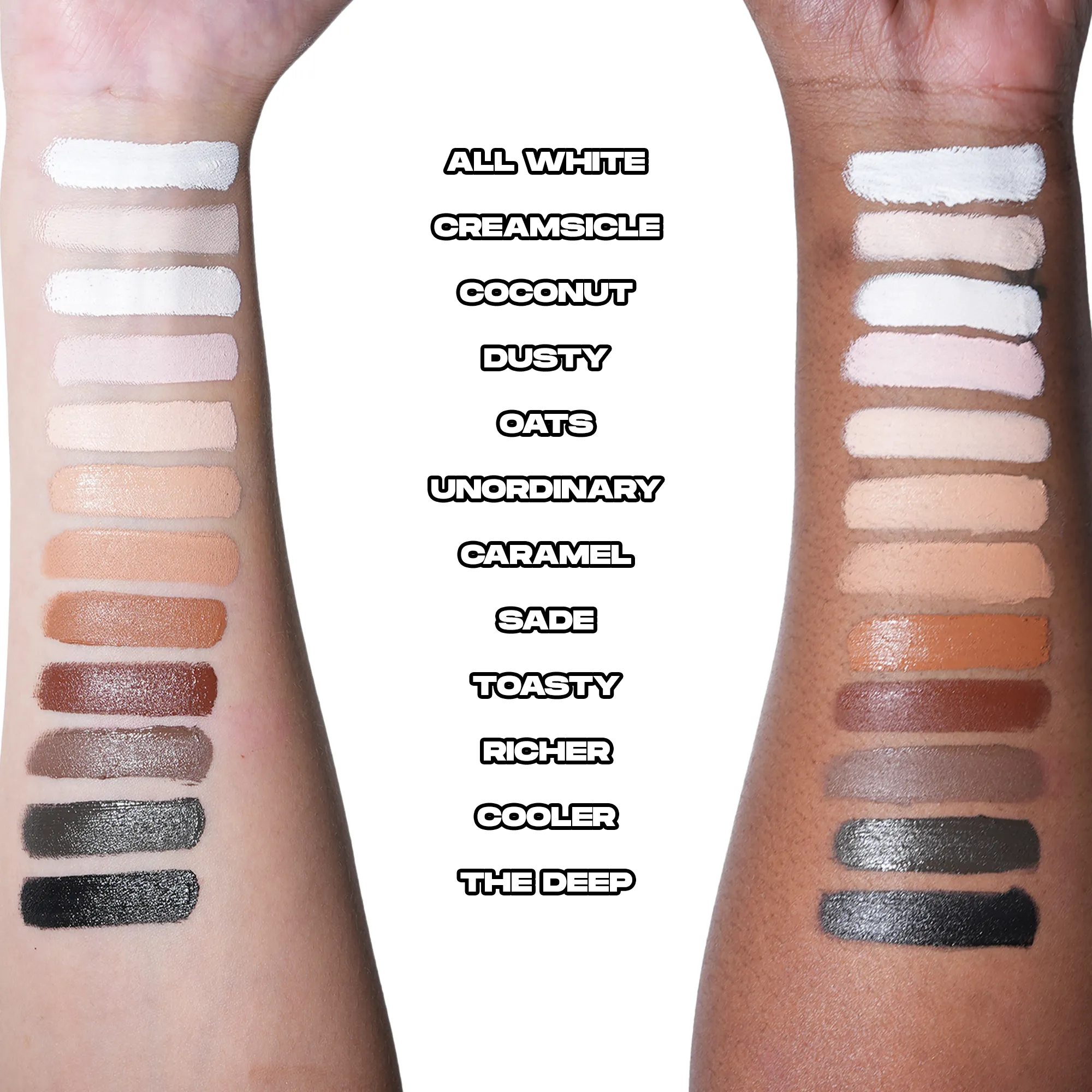 Made By Mitchell - Colour Case Cosmetic Paint Palette - The Essentials - Image 2