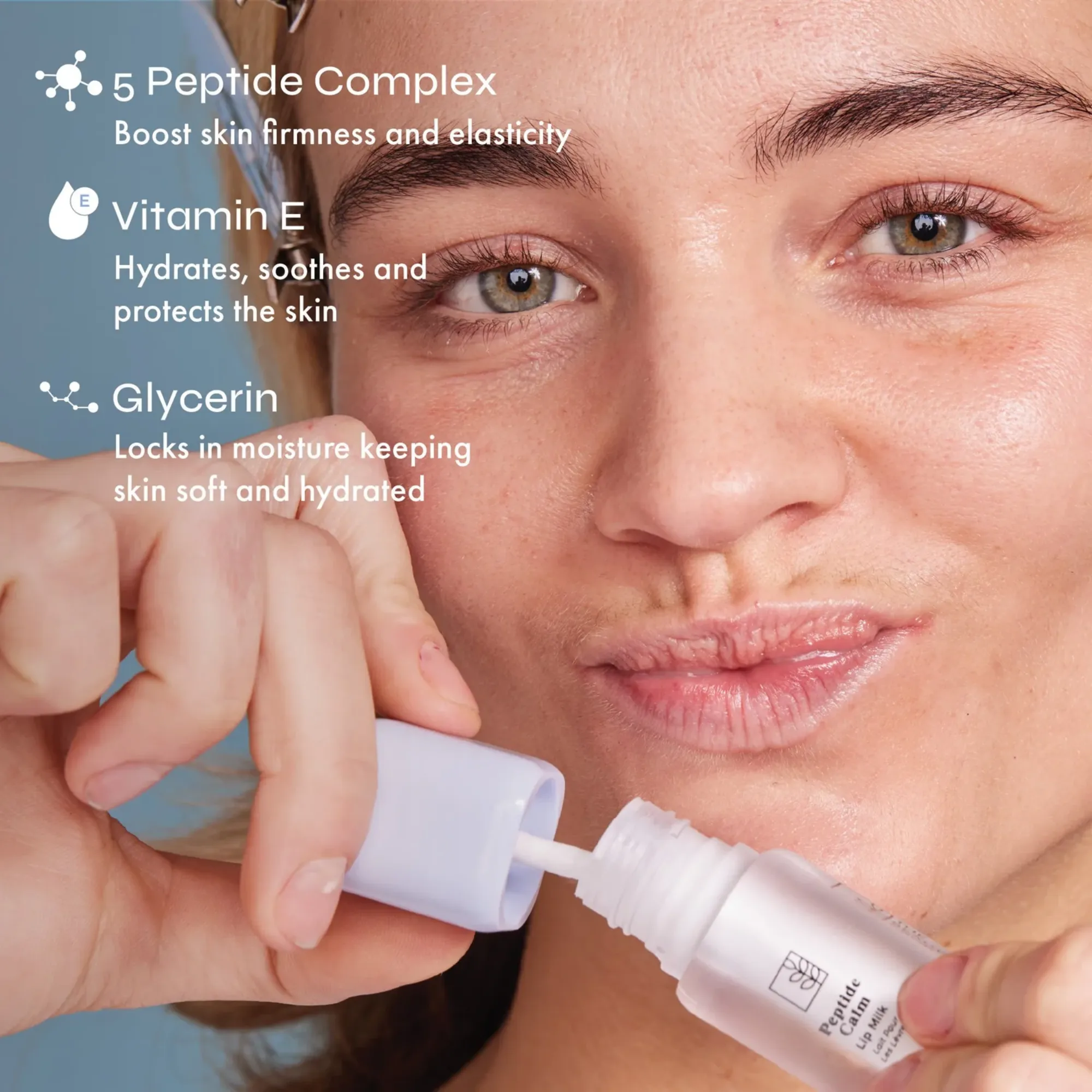 The Beauty Crop - Peptide Calm Lip Milk Hydrating Treatment - Image 3