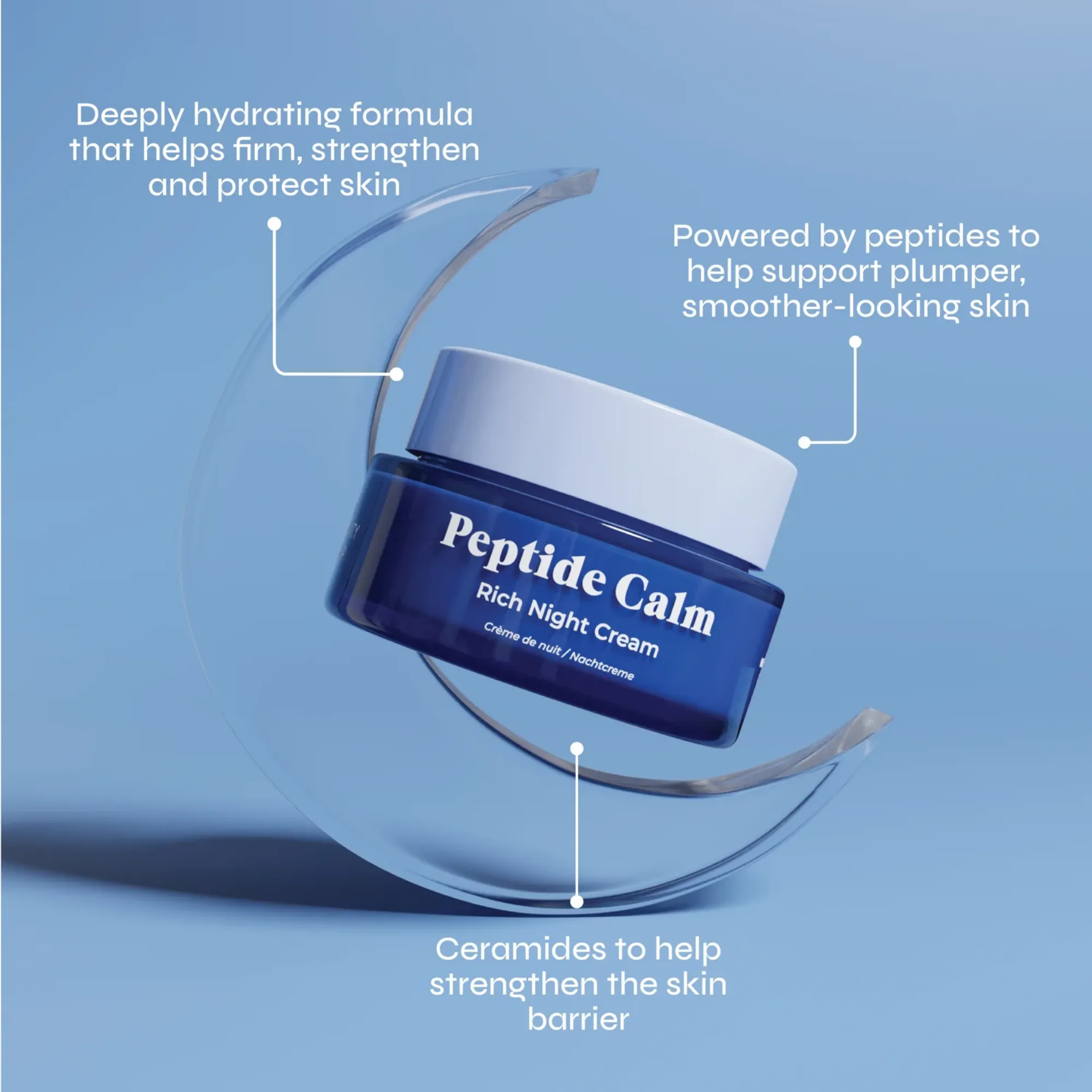 The Beauty Crop - Peptide Calm Rich Night Cream - Image 2